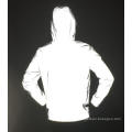 Hi Viz Jacket Unisex Polyester Reflective Waterproof White/Silver Hooded Men′s Hi Viz Jacket with Zipper